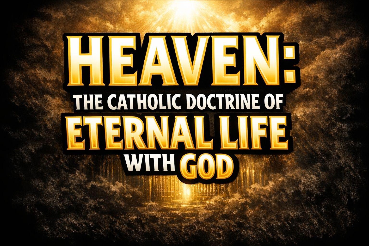Heaven: The Catholic Doctrine of Eternal Life with God