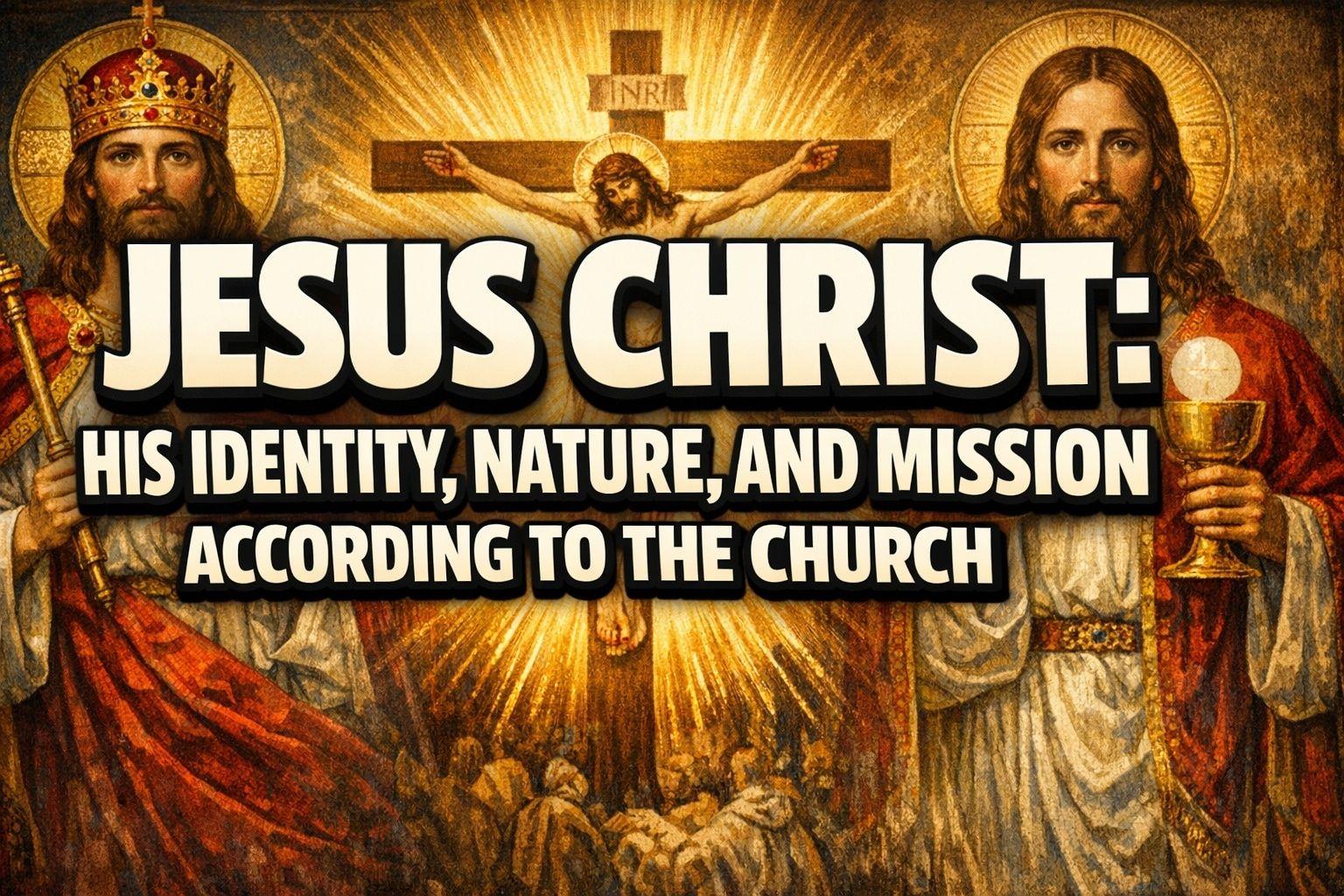 Jesus Christ: His Identity, Nature, and Mission According to the Catholic Church