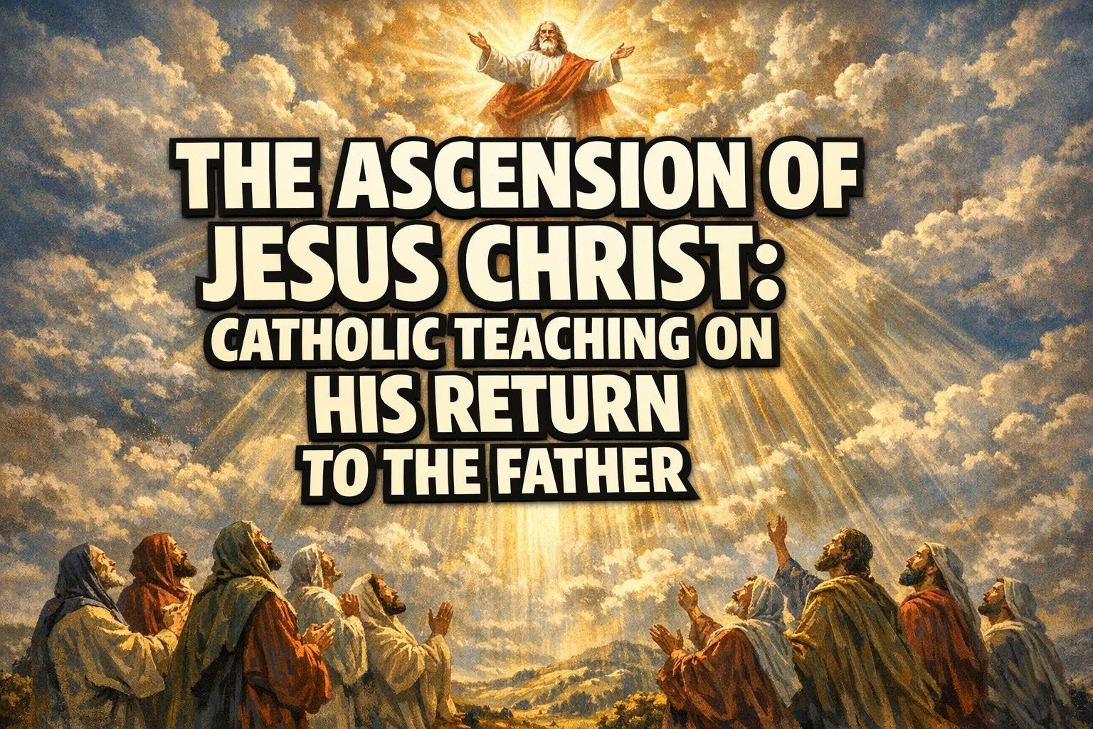 The Ascension of Jesus Christ: Catholic Teaching on His Return to the Father
